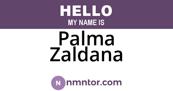 Palma Zaldana