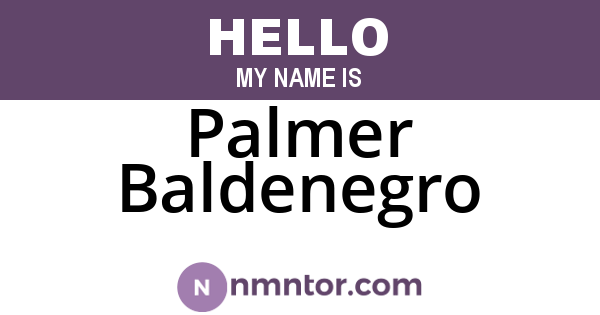 Palmer Baldenegro