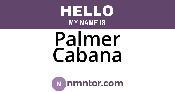 Palmer Cabana