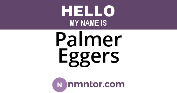 Palmer Eggers
