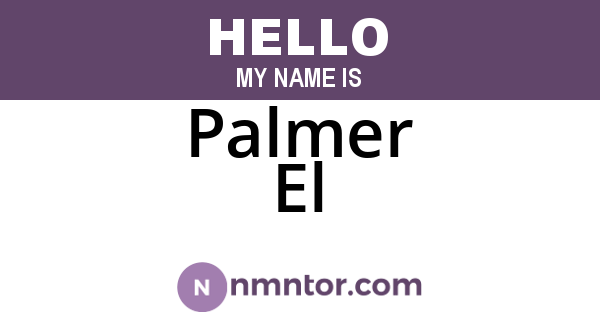 Palmer El