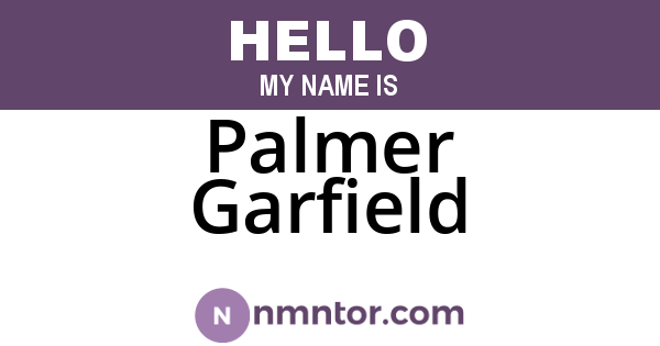 Palmer Garfield