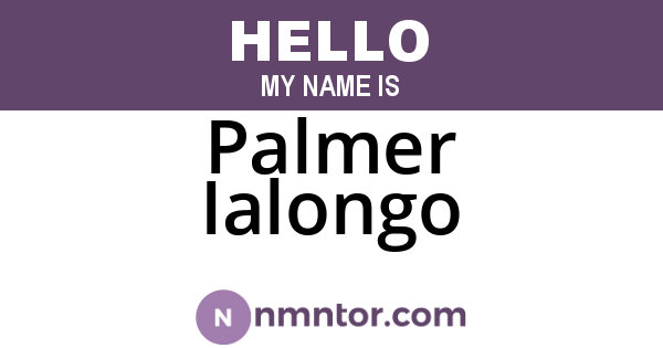 Palmer Ialongo
