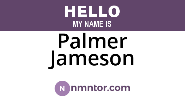Palmer Jameson
