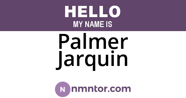 Palmer Jarquin