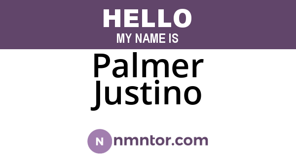 Palmer Justino
