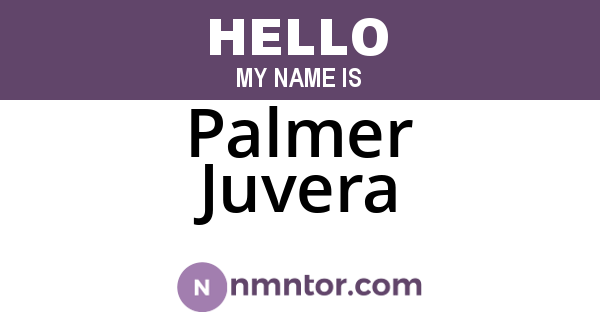 Palmer Juvera
