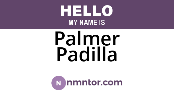 Palmer Padilla