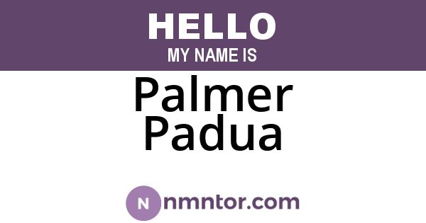 Palmer Padua