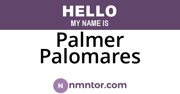 Palmer Palomares