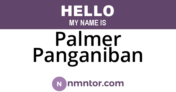 Palmer Panganiban