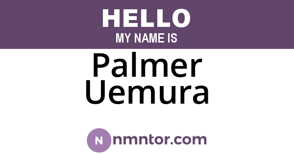 Palmer Uemura