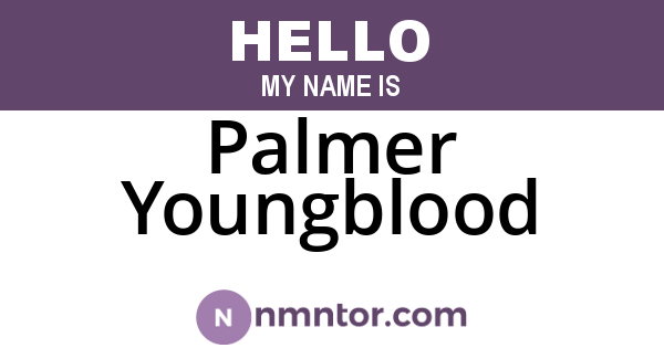 Palmer Youngblood