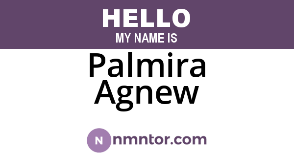 Palmira Agnew