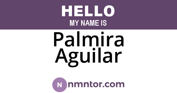 Palmira Aguilar