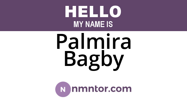 Palmira Bagby