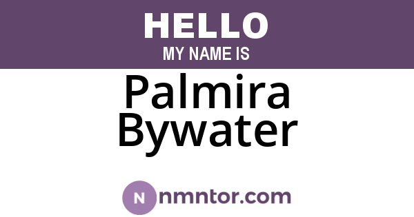 Palmira Bywater