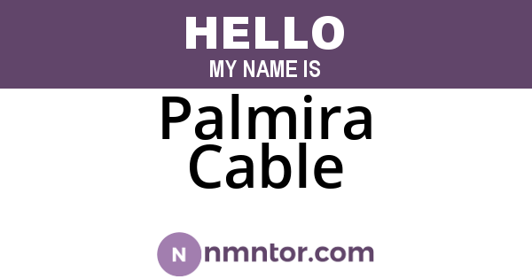 Palmira Cable