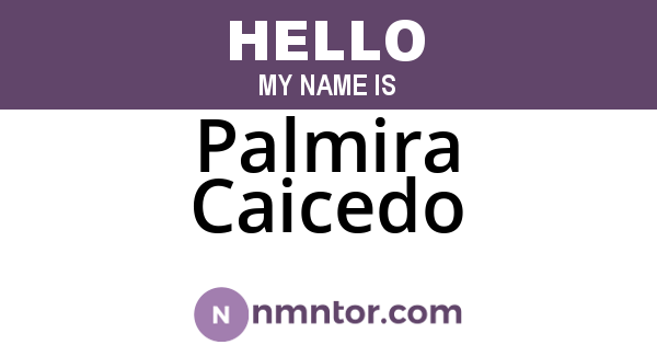 Palmira Caicedo