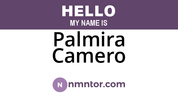 Palmira Camero