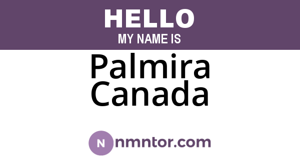 Palmira Canada
