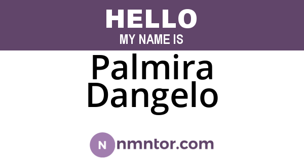 Palmira Dangelo