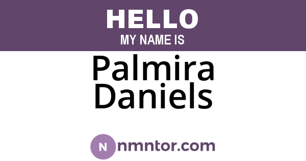 Palmira Daniels