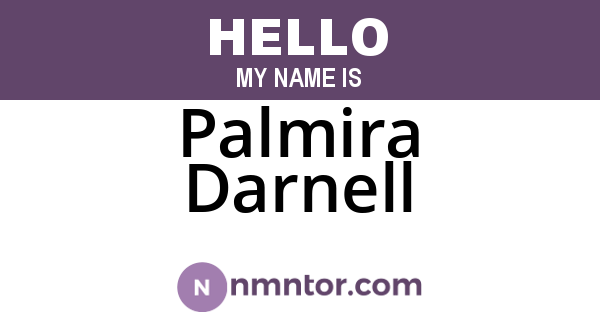 Palmira Darnell
