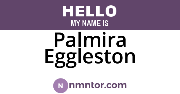 Palmira Eggleston