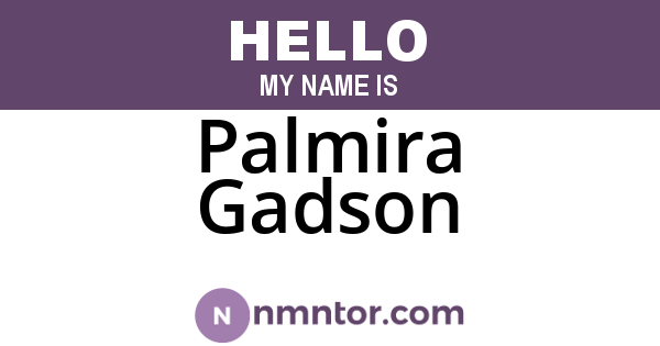 Palmira Gadson