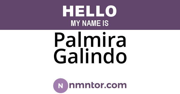 Palmira Galindo