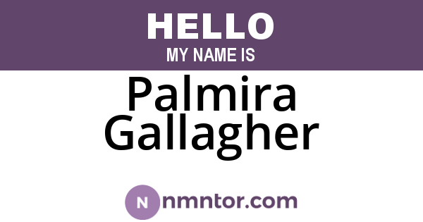 Palmira Gallagher