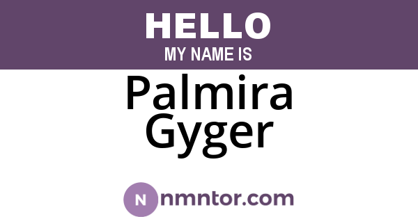 Palmira Gyger