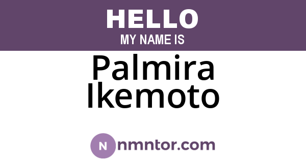 Palmira Ikemoto