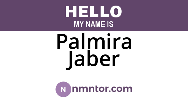 Palmira Jaber