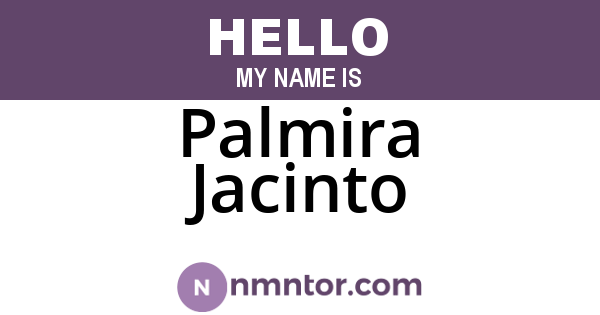 Palmira Jacinto