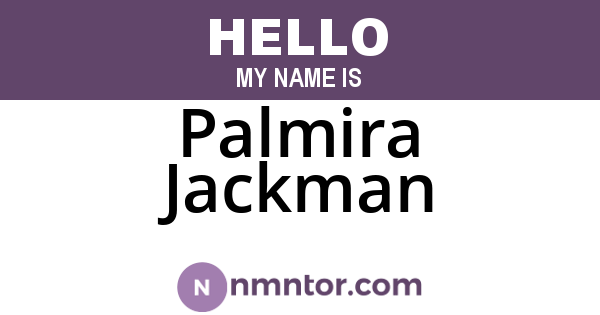 Palmira Jackman