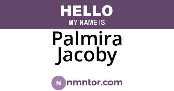 Palmira Jacoby