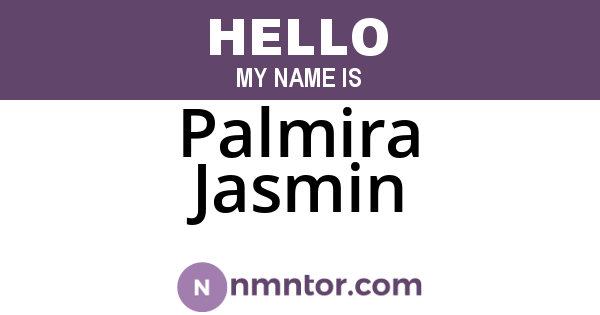 Palmira Jasmin