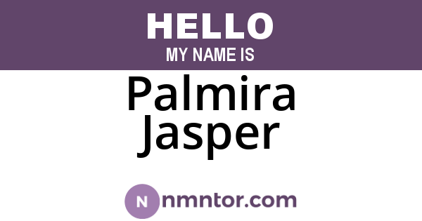 Palmira Jasper