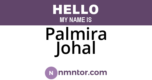 Palmira Johal
