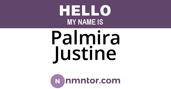 Palmira Justine
