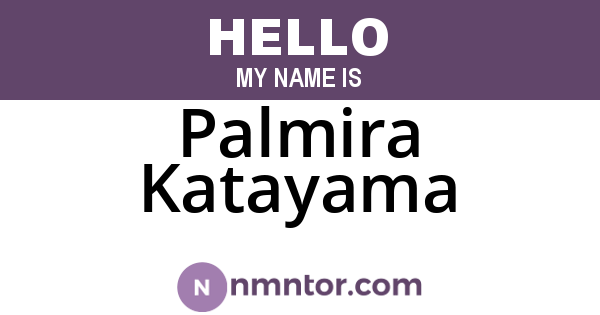 Palmira Katayama