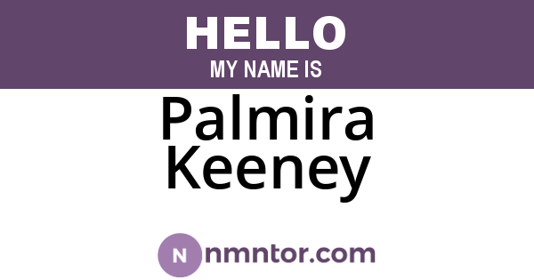 Palmira Keeney