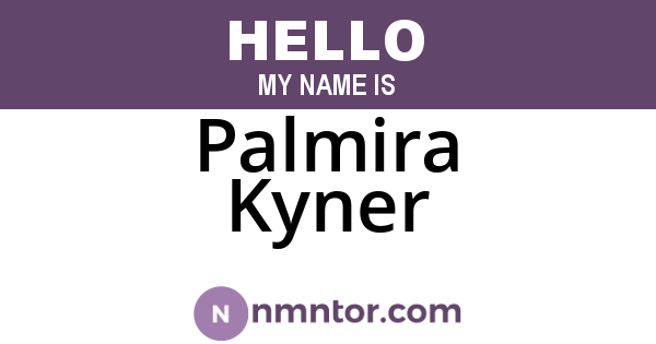 Palmira Kyner