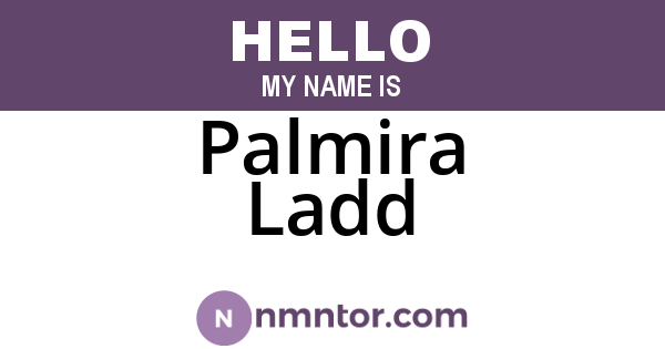 Palmira Ladd