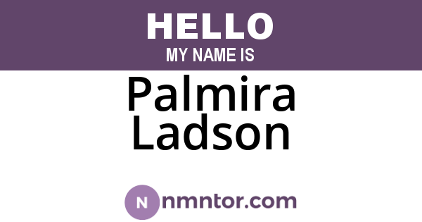 Palmira Ladson