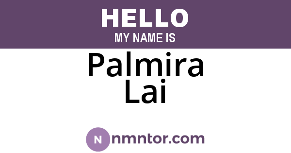 Palmira Lai