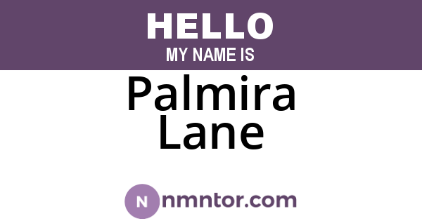 Palmira Lane