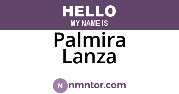 Palmira Lanza